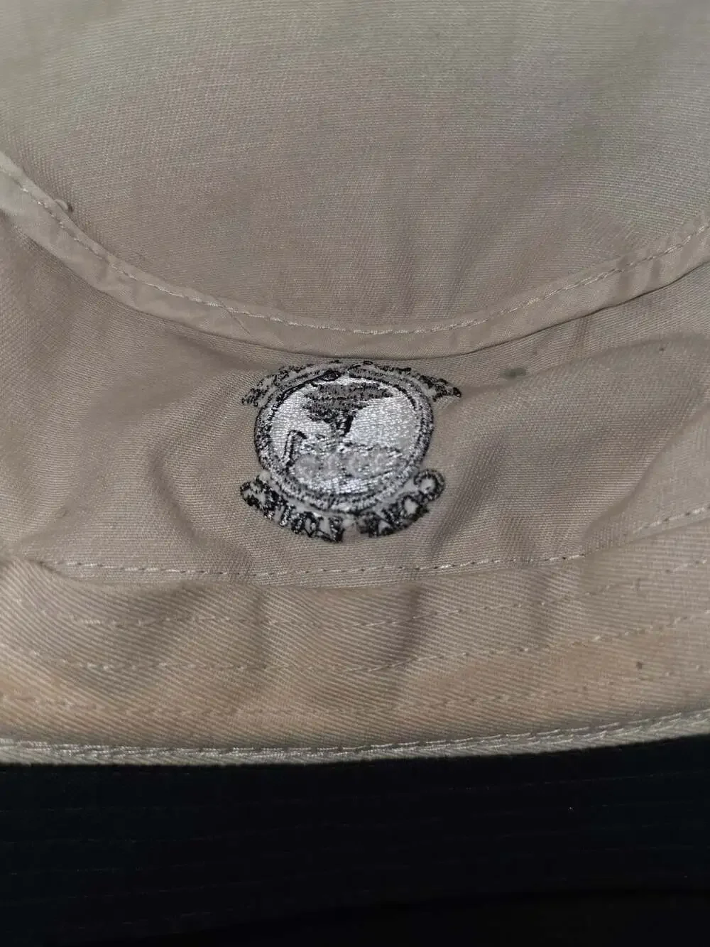 The Nicklaus Pebble Beach Golf Links Tan Cotton Bucket Hat Size S/M